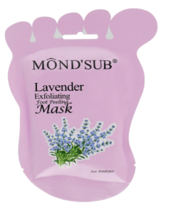 fotmask med lavendelextrakt